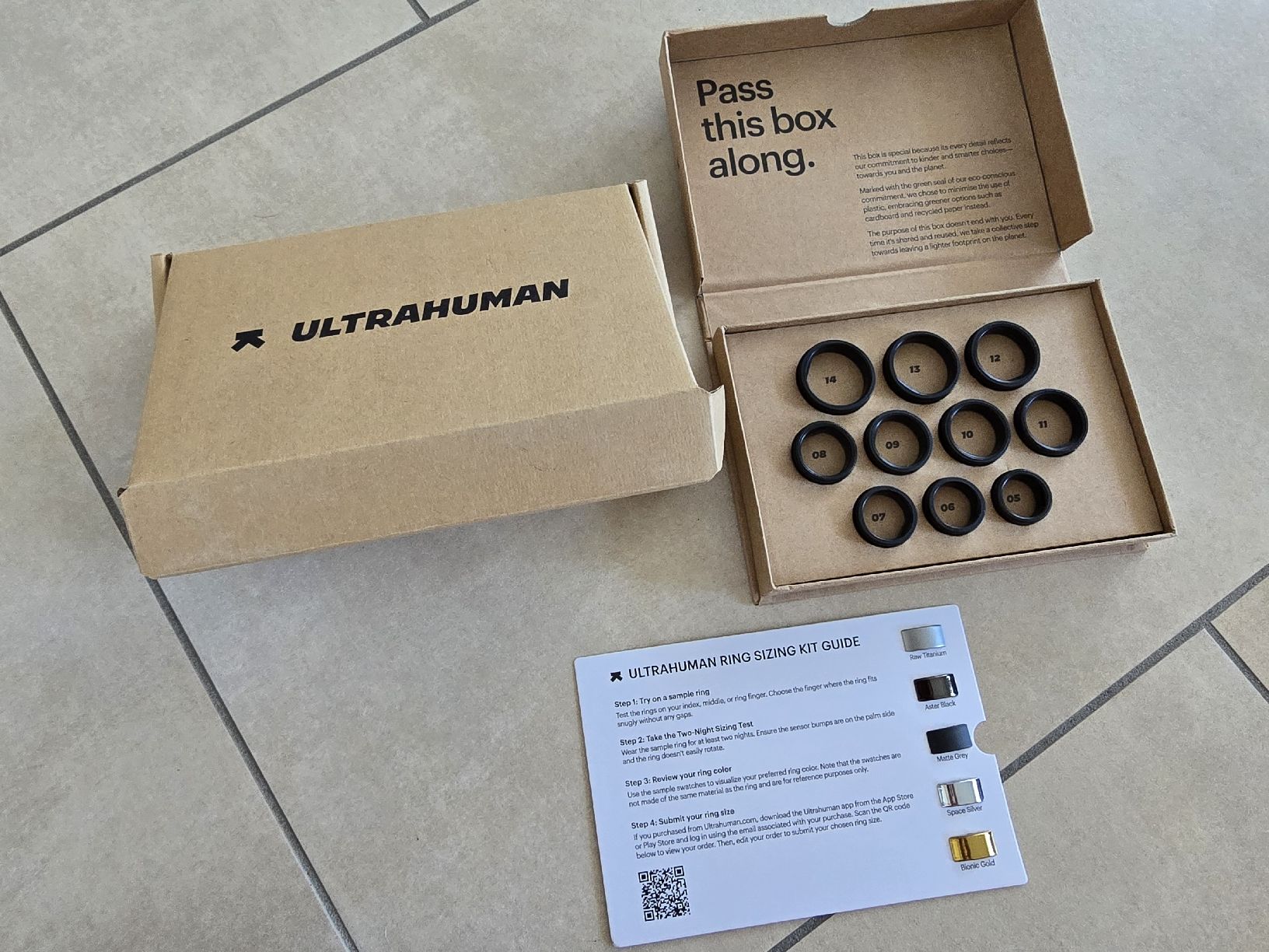 Smartwatch: Ultrahuman Ring Air Sizing Kit – Gebraucht aus Rickenbach b. Wil von VeryLovelyThings