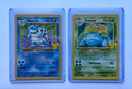 Pokémon Blastoise 2/102 & Venusaur 15/102 Celebrations (ENG)