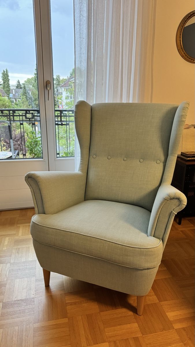 Ikea Sessel: Ohrensessel Strandmon von Ikea, hellblau – Neu (gemäss Beschreibung) aus Basel von Galitia 3