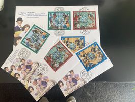1999 / Uno Onu UN / NY Wien Genf / Trio FDC + 3x FDC