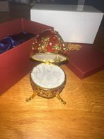 Fabergé-Stil Schmuckei mit Spieluhr "Amazing Grace NEU