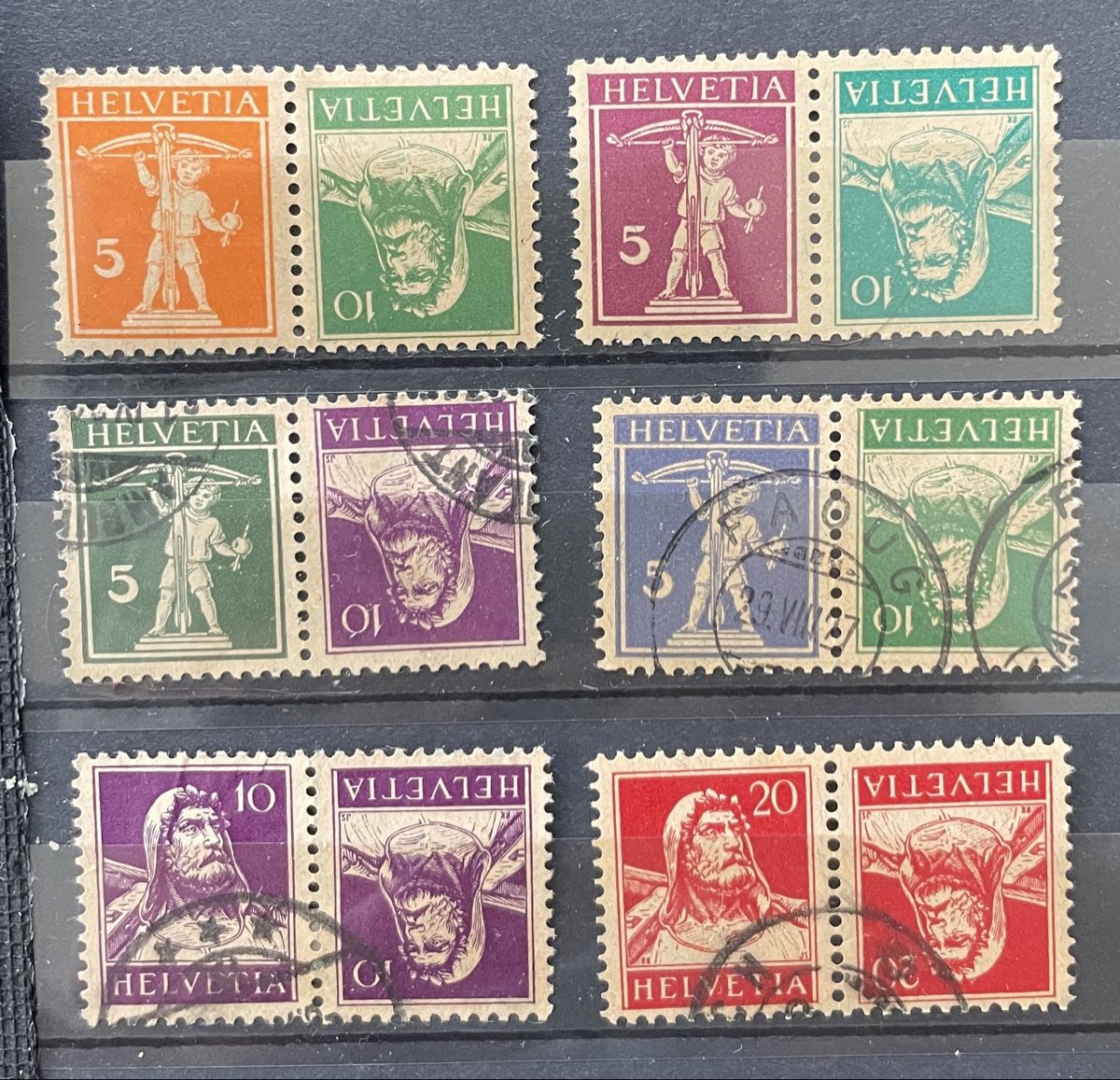 Tutti i francobolli: Lot Kehrdrucke – Usato da Zug venduto da gip41
