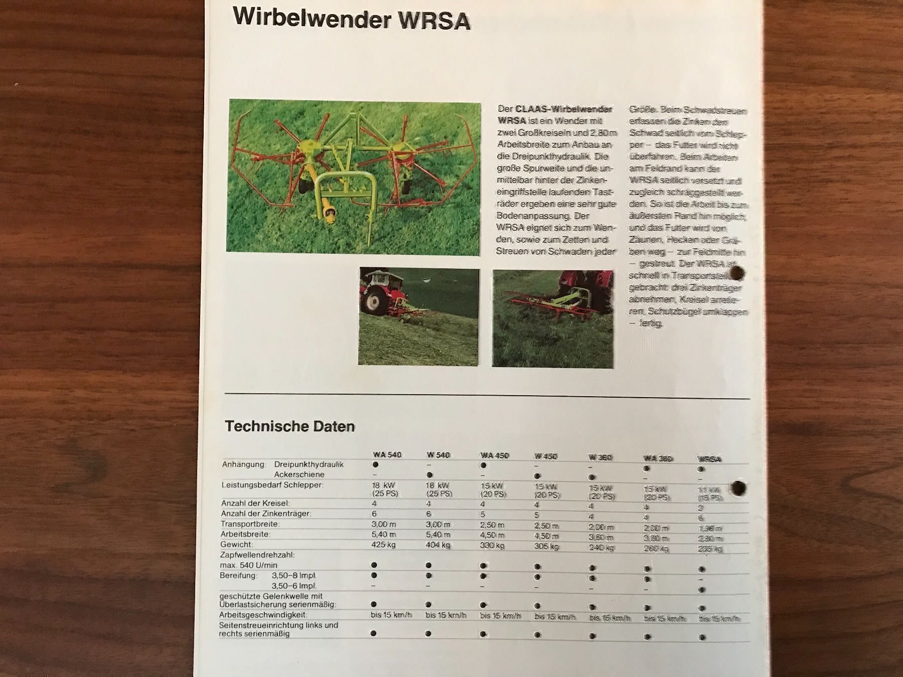 Trattori: Claas Prospekt – Usato da Balterswil venduto da Jeko1967 2