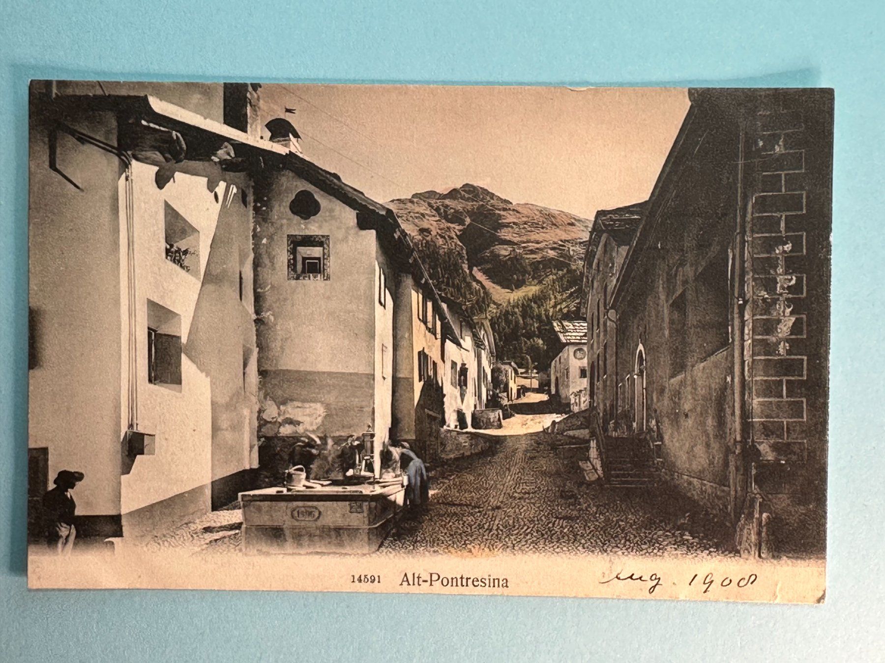 Ansichtskarten: Alt-Pontresina - um 1900 – Gebraucht aus Steg VS von danwer74