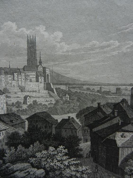 Gravures: Fribourg Freiburg – D'occasion à Risch par Rischli15 5