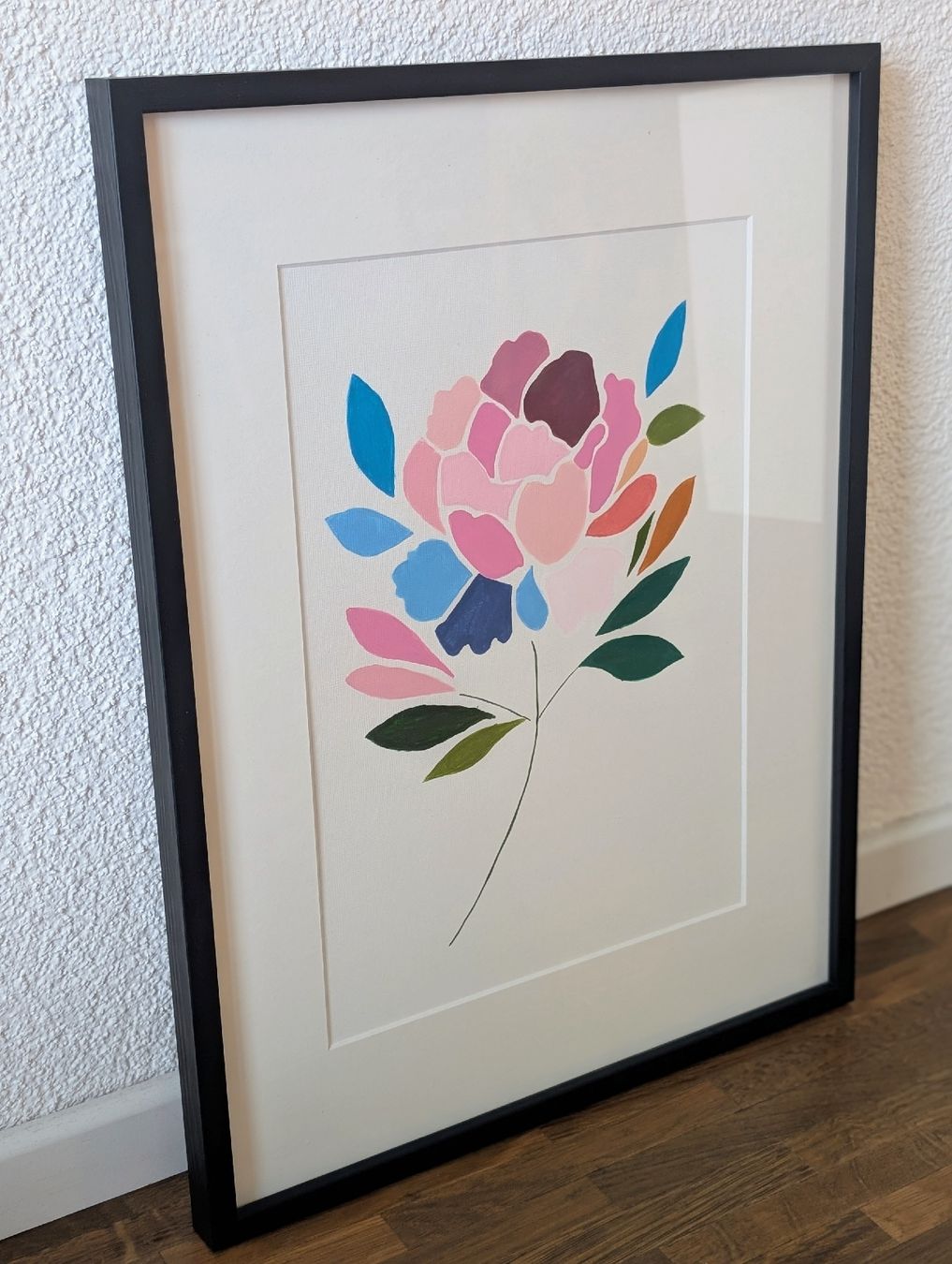 Gemälde: Modern Floral Painting - Original Artwork – Neu und originalverpackt aus Winterthur von LaVieColor 3