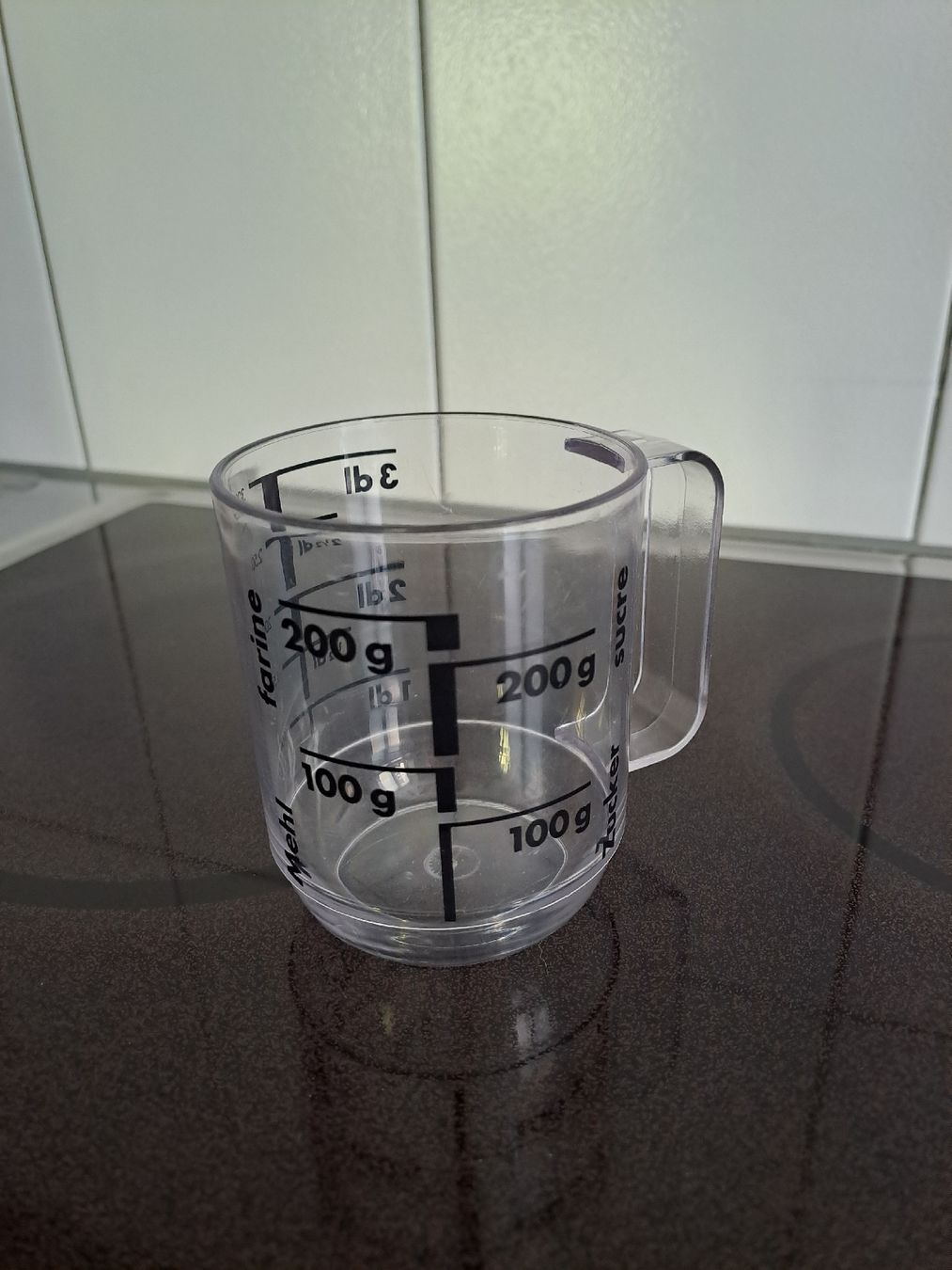 Küchengeräte: Messbecher transparent Kunststoff mit Griff  – Gebraucht aus Rickenbach LU von bishiida 1