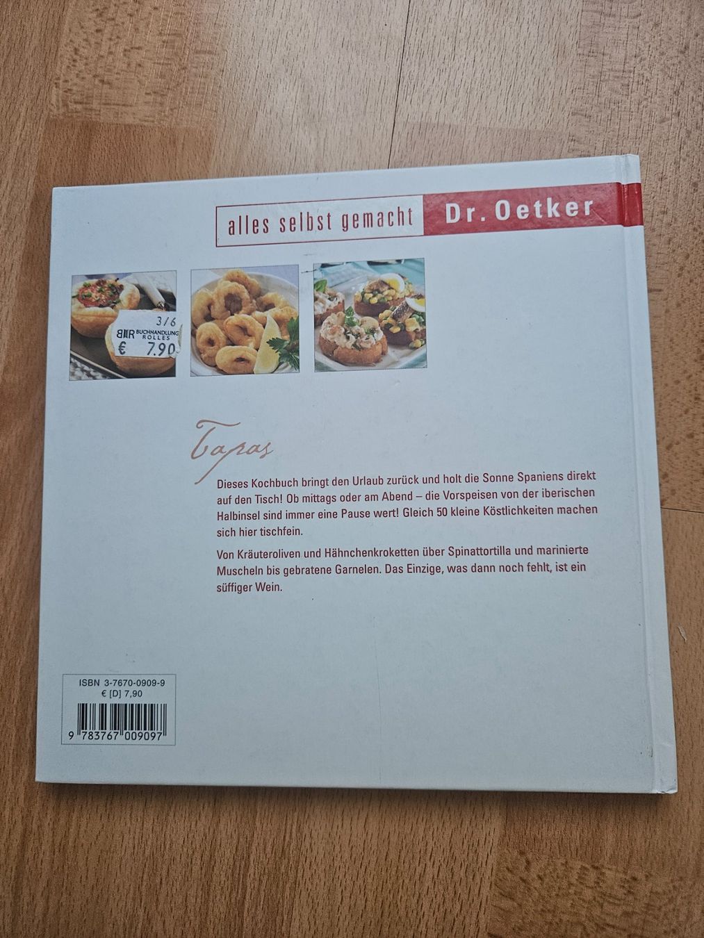 Libri: Dr. Oetker Tapas alles selbst gemacht Kochbuch – Usato da Ebikon venduto da SecondChance_byM 7