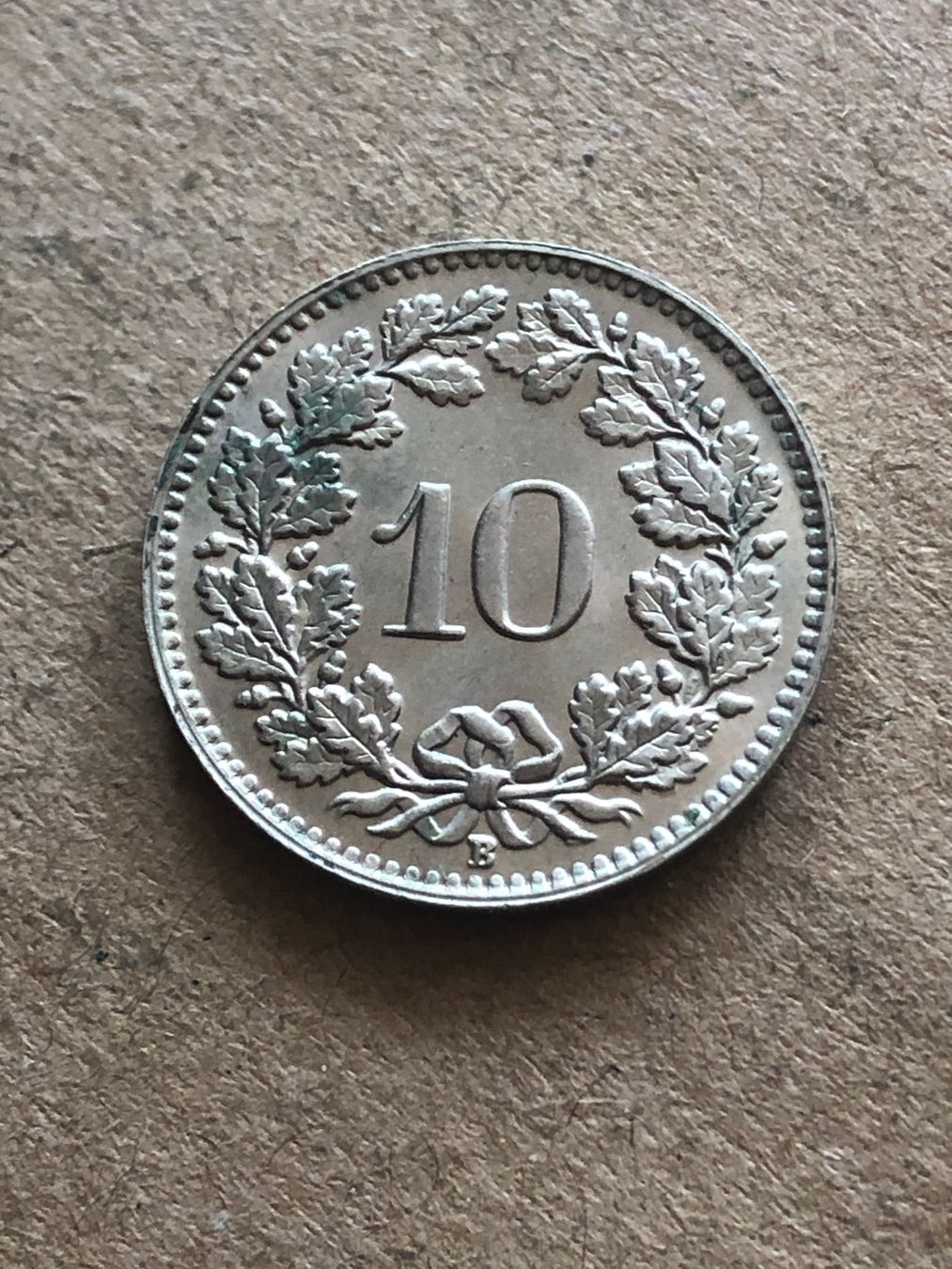 Toutes les monnaies: 10 Rp. 1950 – D'occasion à Schötz par Odpa 1