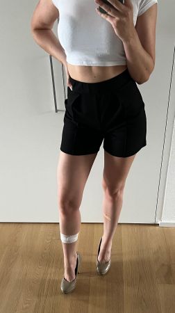 Shorts kurze Hose Business schwarz H&M xs 34 36 Pants sommer