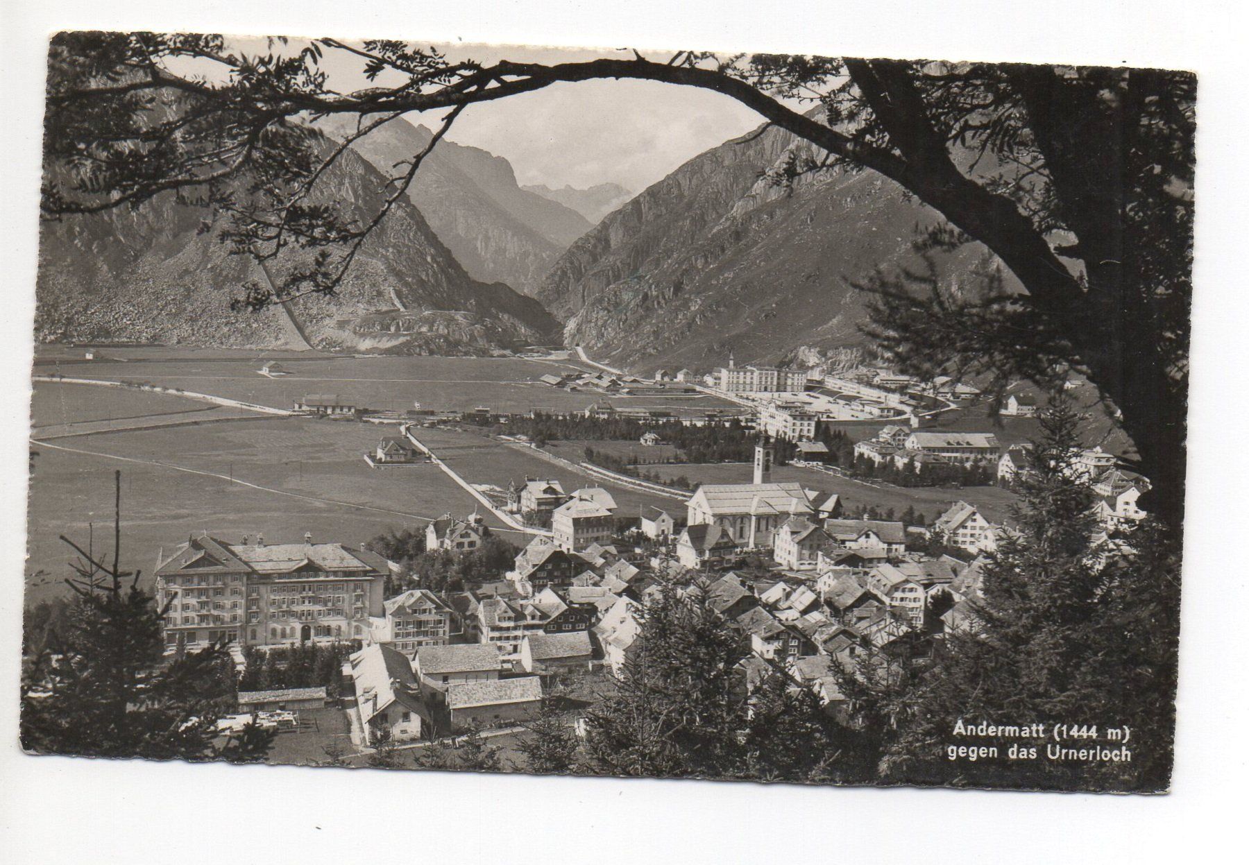 Cartoline postali: ANDERMATT gegen das Urnerloch – Usato da Jona venduto da philajona