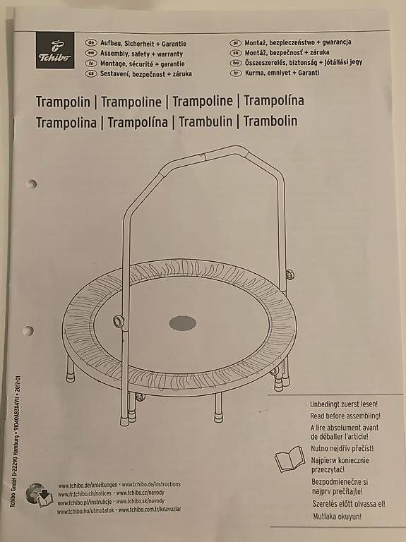 Trampolini: Minitrampolin mit Haltegriff – Nuovo e nell'imballaggio originale da Zürich venduto da ver_sb5p 3