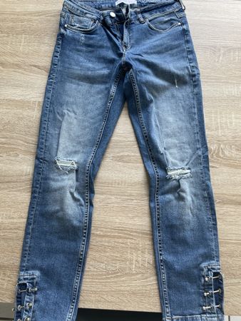 Zara Basic Jeans, Grösse 38, tolle Waschung für den Sommer!