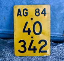 Mofanummer AG 84 - Nr. 40342 - AARGAU