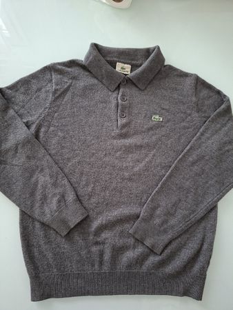 Polo Lacoste Homme Laine XS Gris - Élégant