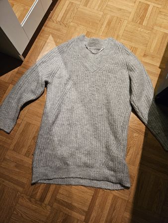 Warmer Strickpullover, XS, Grau, Kuschelig für den Winter!