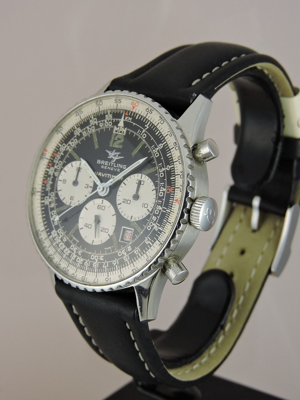 Breitling Orologi: 1973 Breitling Navitimer Chronograph Ref. 7806 - Valj. 7740 – Usato da Bern venduto da Vintage-Oyster 1