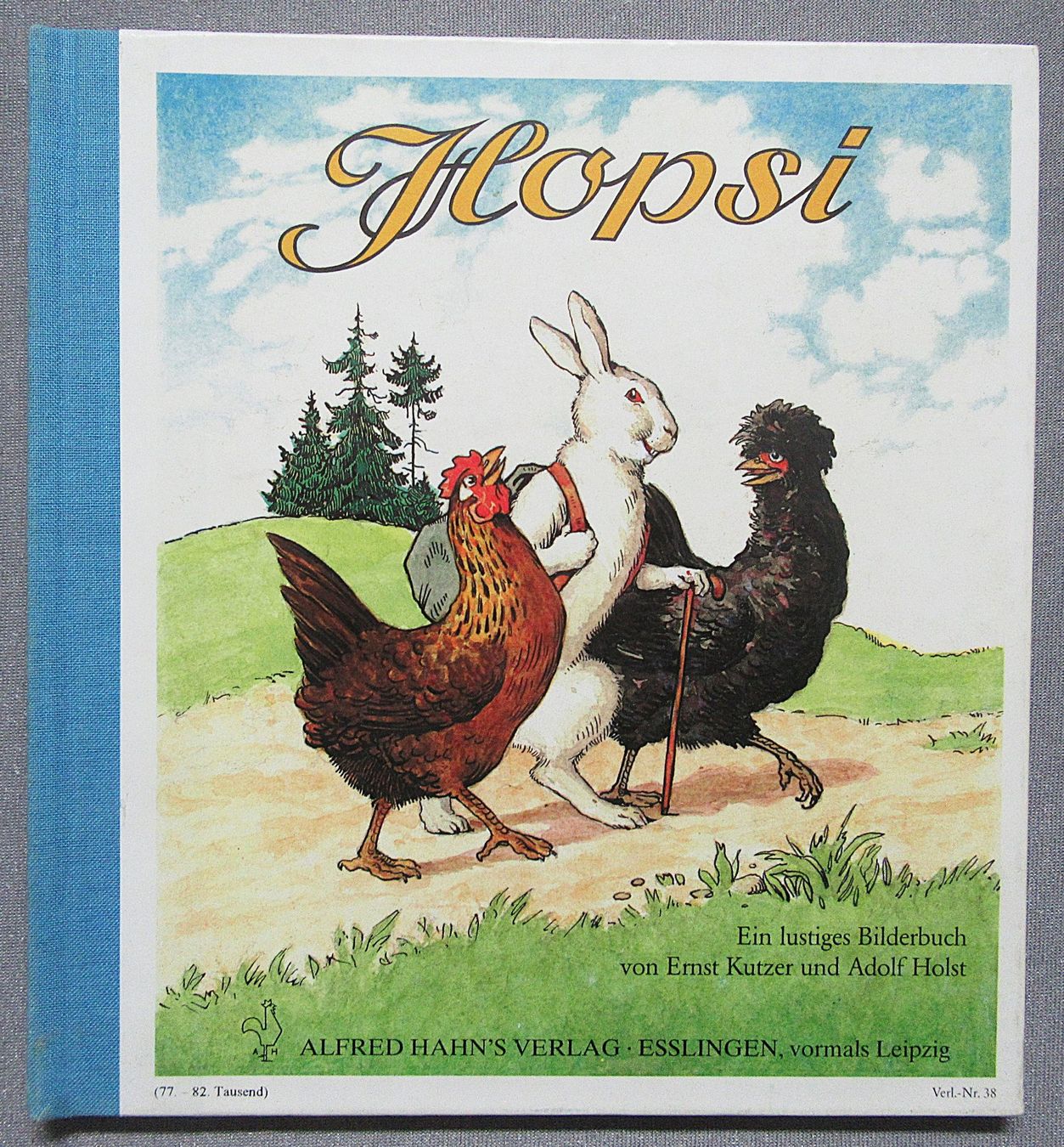 Libri: Hopsi  - mit vergnüglichen Verse von Adolf Holst – Usato da Auenstein venduto da Padabimbim