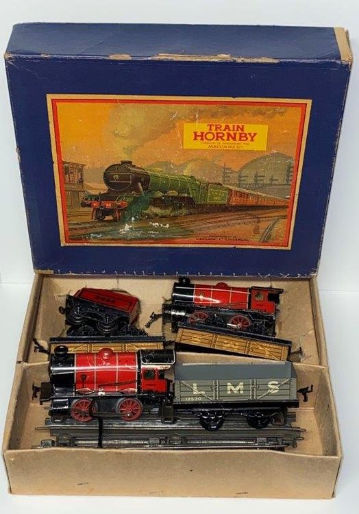 Hornby Uhrwerk Zugpackung mit OVP Spur 0 Made in England Kaufen auf