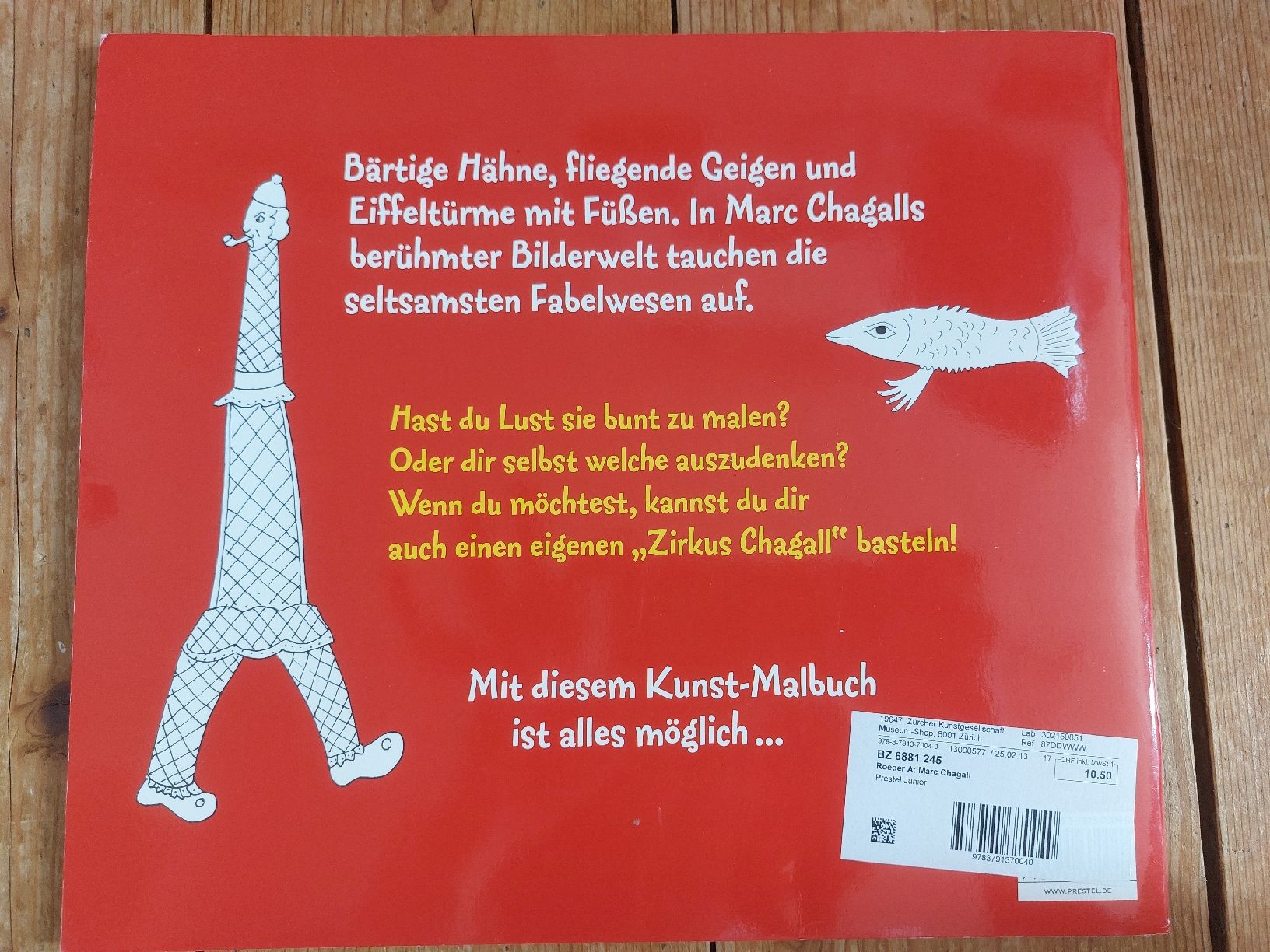 Libri: Marc Chagall Kunst-Malbuch  – Usato da Effretikon venduto da jea_yq2t 1