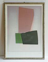 Sérigraphie abstraite (1971) ITALO VALENTI (1912-19995)