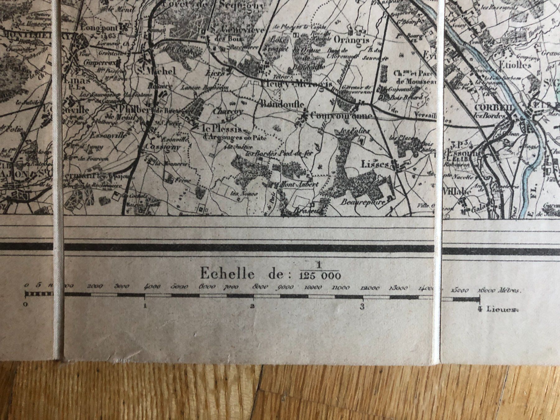 Cartine & Atlanti: Stadtplan Paris: Environs de Paris 1887 – Usato da Zürich venduto da allp 5