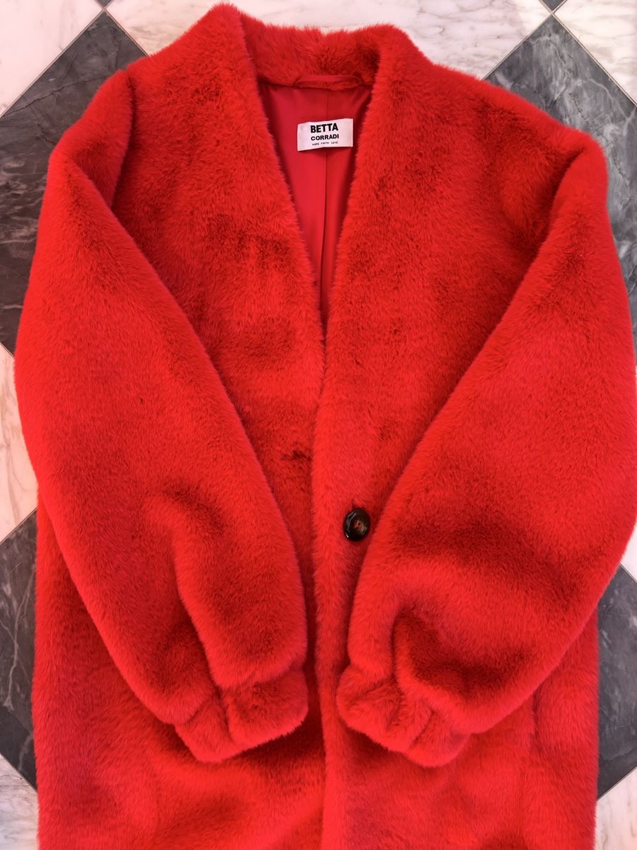 Cappotti: BETTA CORRADI Mantel rot Teddy Gr. S – Nuovo (secondo la descrizione) da Zürich venduto da car_x52z 6