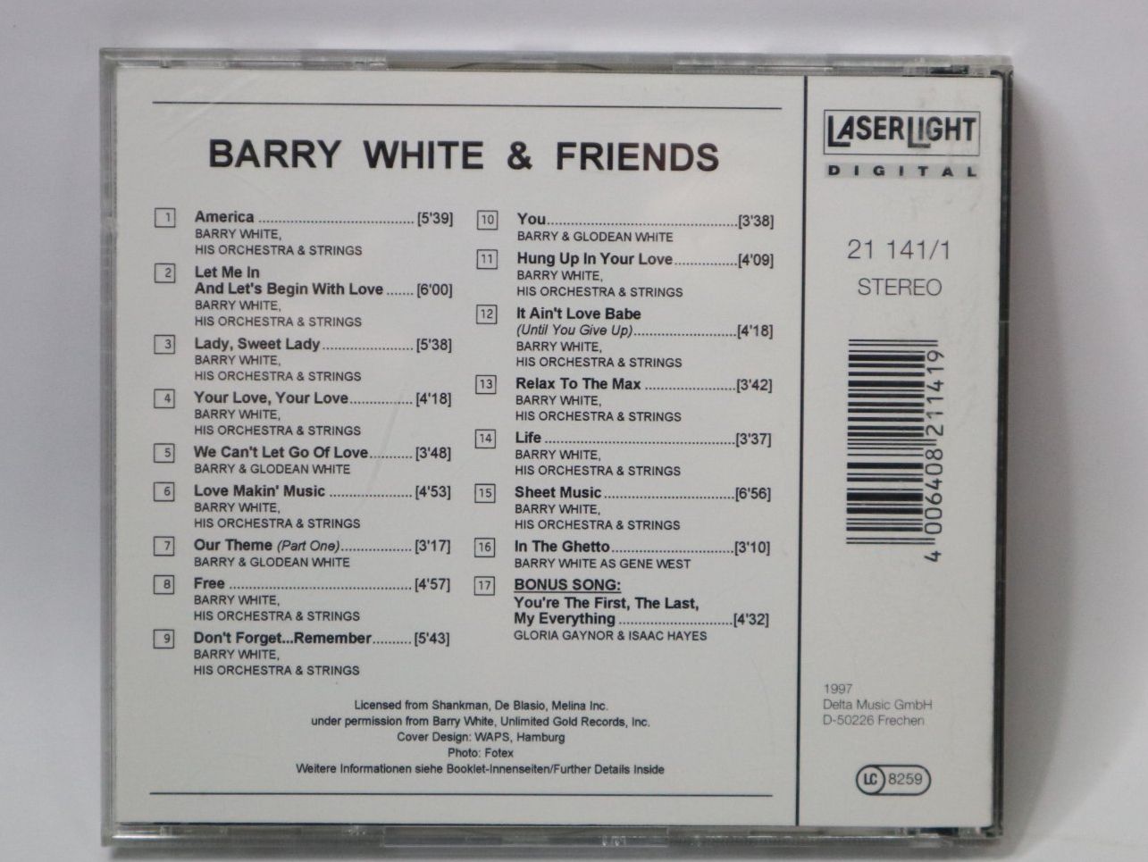 CD: CD Barry White and Friends – Usato da Eschenbach SG venduto da Astalavista 1