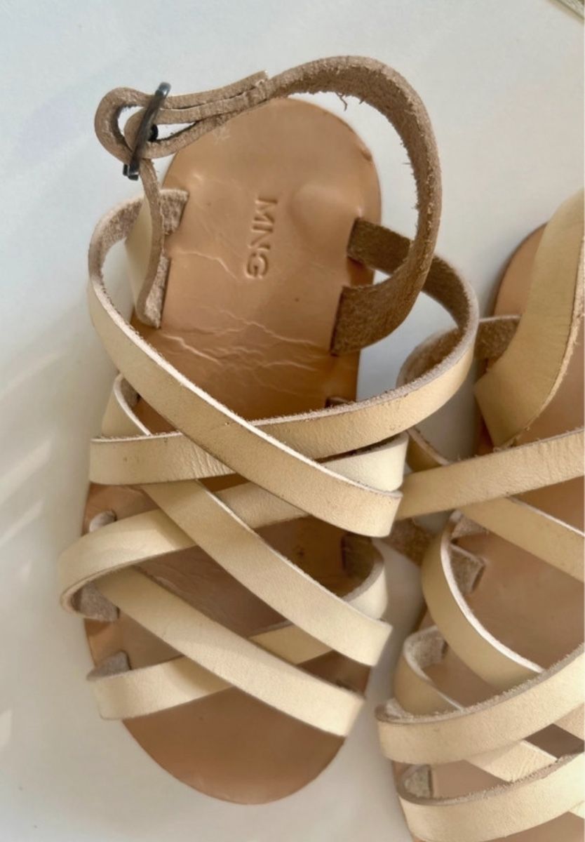 Mango Scarpe per ragazze: Sandales MANGO, pointure 25-26, cuir – Nuovo (secondo la descrizione) da Carouge GE venduto da Emilynette 2