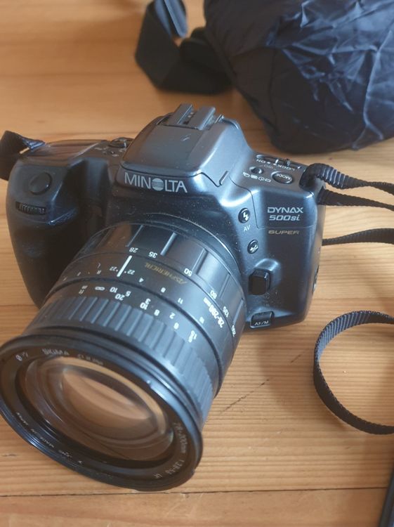 Minolta Fotocamera: Minolta Dynax 500si analoge Spiegelreflexkamera – Usato da Kappel SO venduto da kanuenli 2