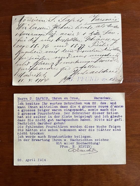 Tutti i francobolli: 2 cartes entier postal de 1914 (exposition nationale Suisse) – Usato da Châtel-St-Denis venduto da Vaillant1 1