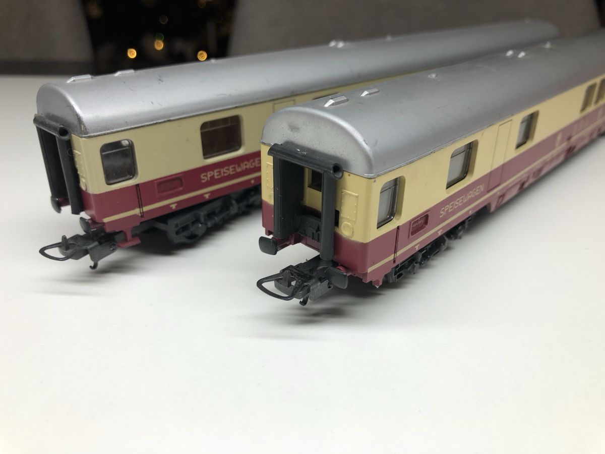 Lima Modellini di ferrovie: 2x Speisewagen Lima DSG, Modellbahn, H0 DC – Usato da Zweidlen venduto da Maerliharo_57 3