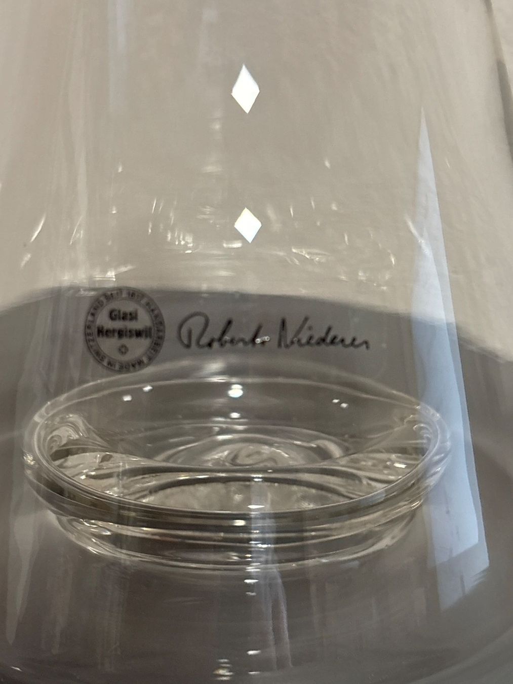 Glasi Hergiswil Vasen & Gefässe: WUNDERSCHÖNE VASE VON Glasi Hergiswil – Gebraucht aus Ibach von lisch3 1