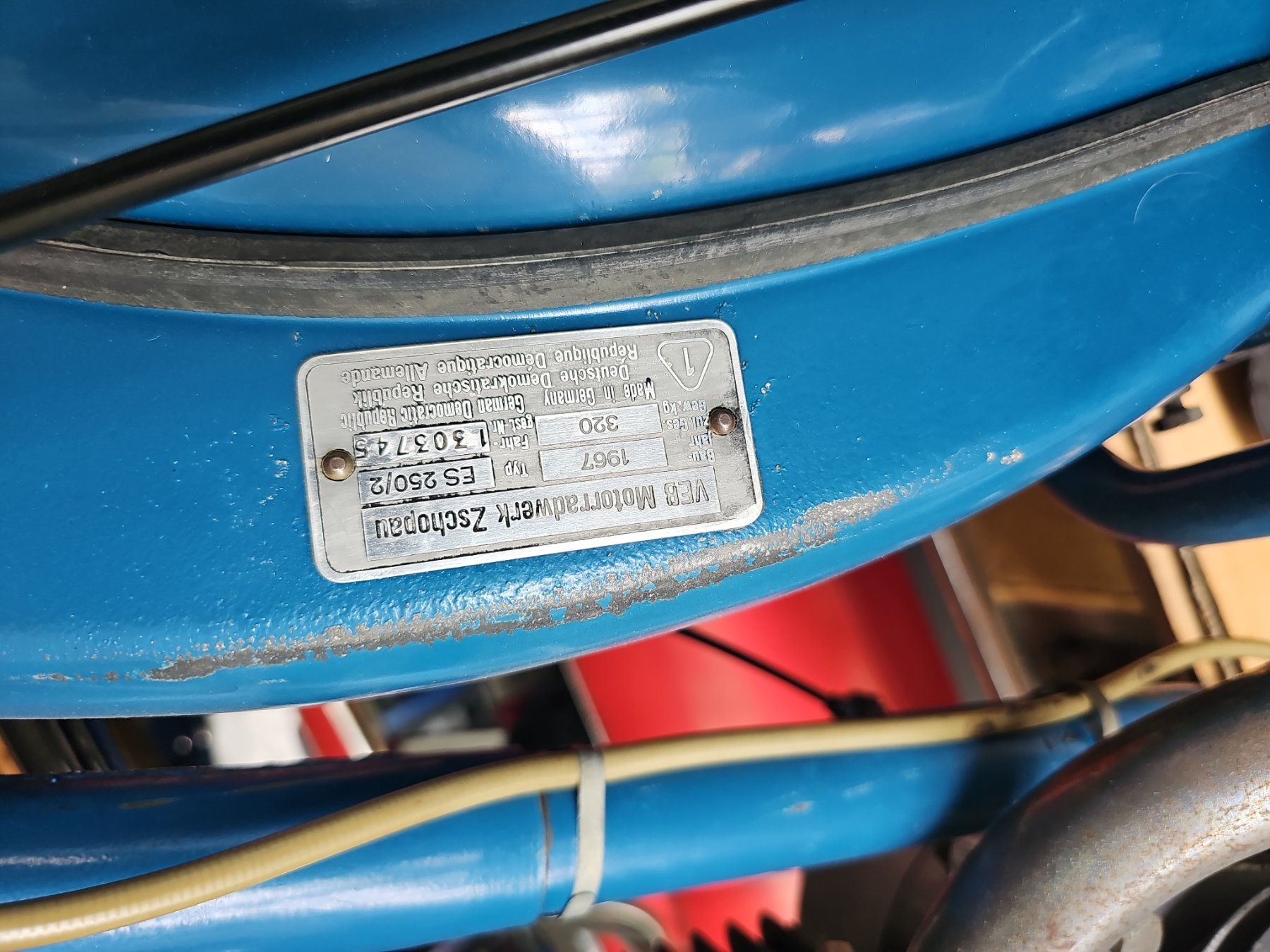 Mz Strasse: MZ Motorradwerk Zschopau ES 250/2  1976  (025)1967 320 V30 – Gebraucht aus Neuenkirch von atr_27tv 1