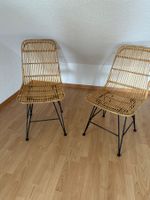 2er-Set Micasa Rattan-Stühle "Terzani" – Boho-Stil