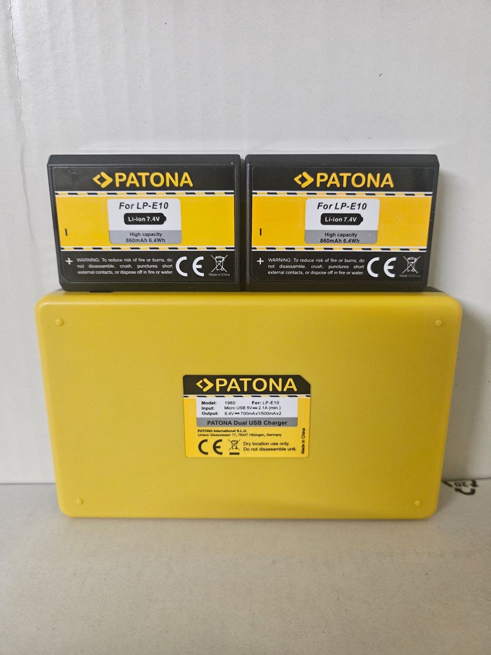 Canon Batterie: Patona Canon LP-E10 – Nuovo (secondo la descrizione) da Grosswangen venduto da Telepathy