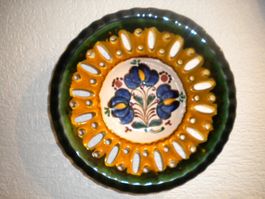 Alte Bauerkunst Wandteller Handarbeit Versand möglich!