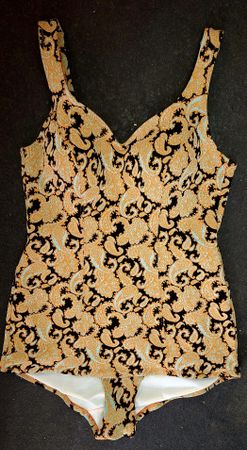 🐠Cooler Badeanzug - Paisleymuster, vintage! 😍 Gr.38,A/B