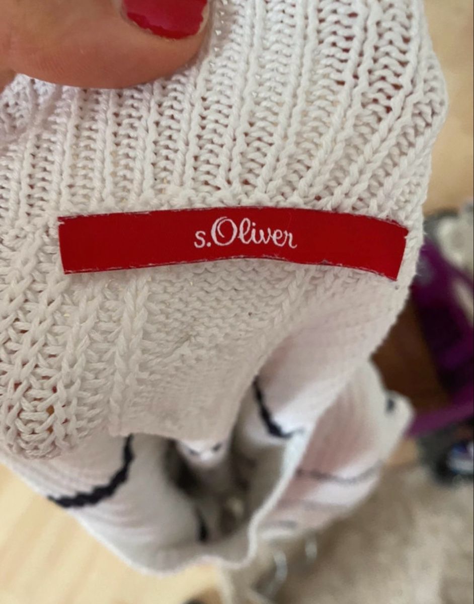 S.Oliver Maglioni & Felpe: Strickpullover mit Streifen - Grösse 38 – Usato da Olten venduto da bir_k96n 3
