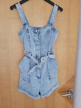 Mini Jumpsuit Jeans - Grösse S Blue Denim
