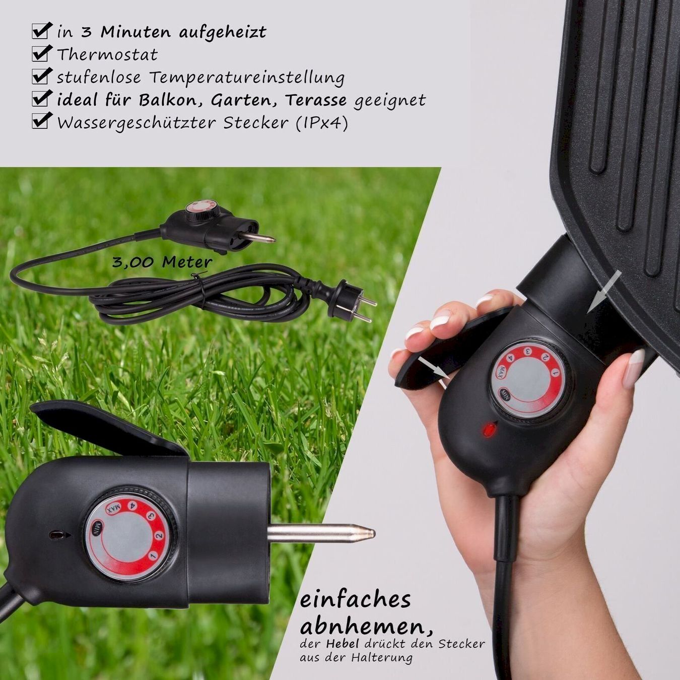 Griglie: TZS First Austria Elektrogrill BBQ – Nuovo e nell'imballaggio originale da Bottighofen venduto da zaap 5