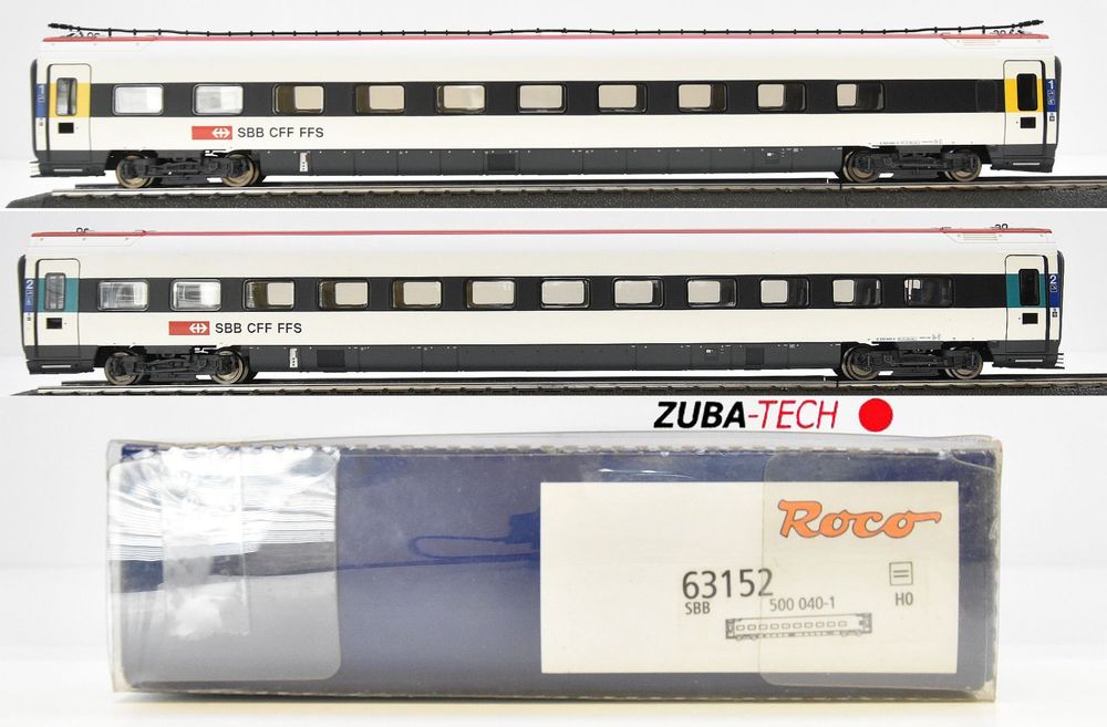 Roco 63152 Zusatzwagenset zu RABDe 500 040 H0 (Neu (gemäss Beschreibung ...