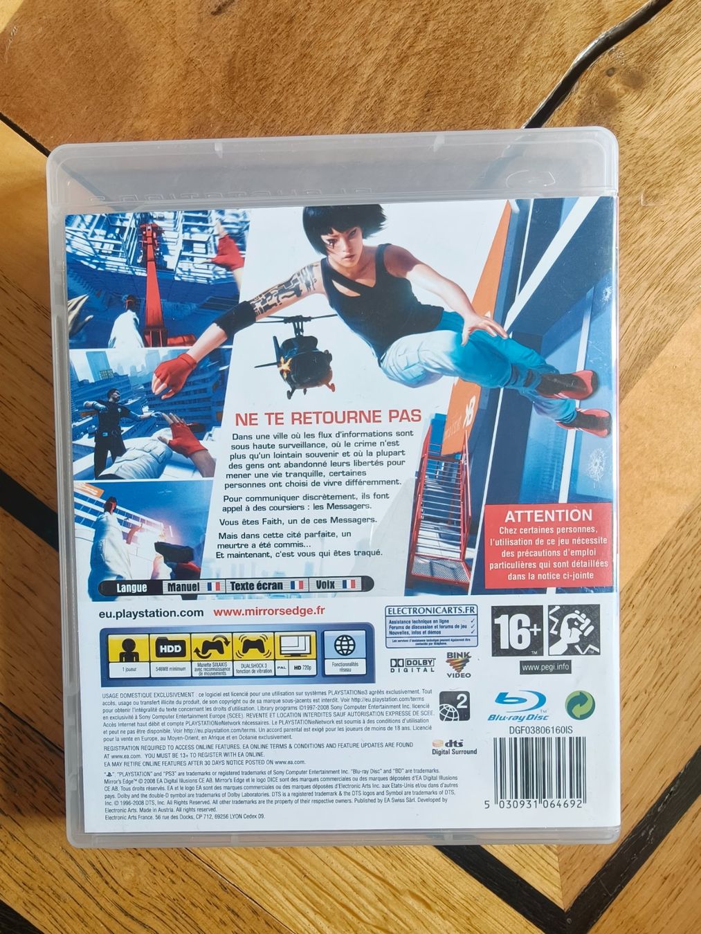 Sony Giochi: Mirro's Edge + Soundtrack CD PS3 – Usato da La Chaux-de-Fonds venduto da glad0s 1