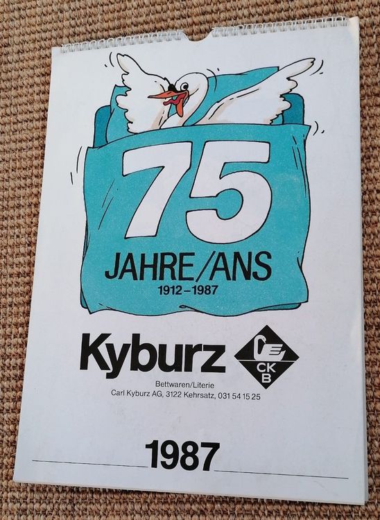 sch&ouml;ner alter Kalender (ohne Wochentage) | Kaufen auf Ricardo