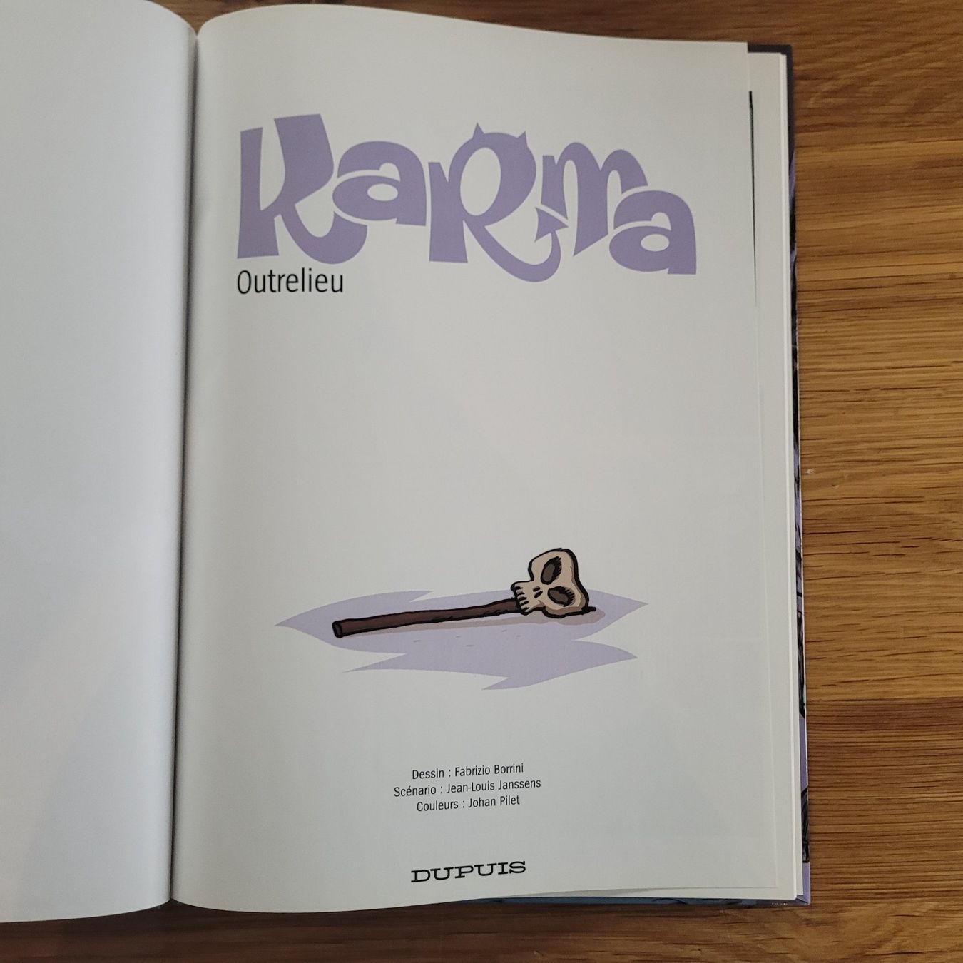 BD: BD EO Karma 1. Outrelieu – D'occasion à Biel/Bienne par Destockweb 3