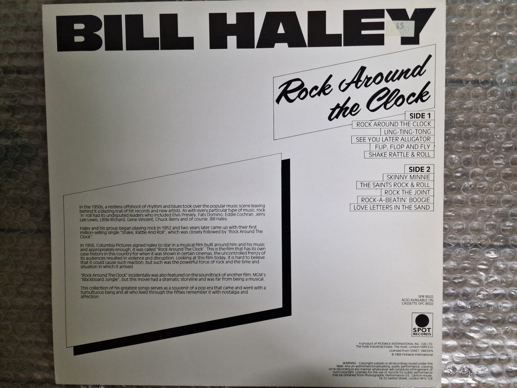 Schallplatten: Bill Haley LP – Rock Around The Clock – Gebraucht aus Root von atelier22 1