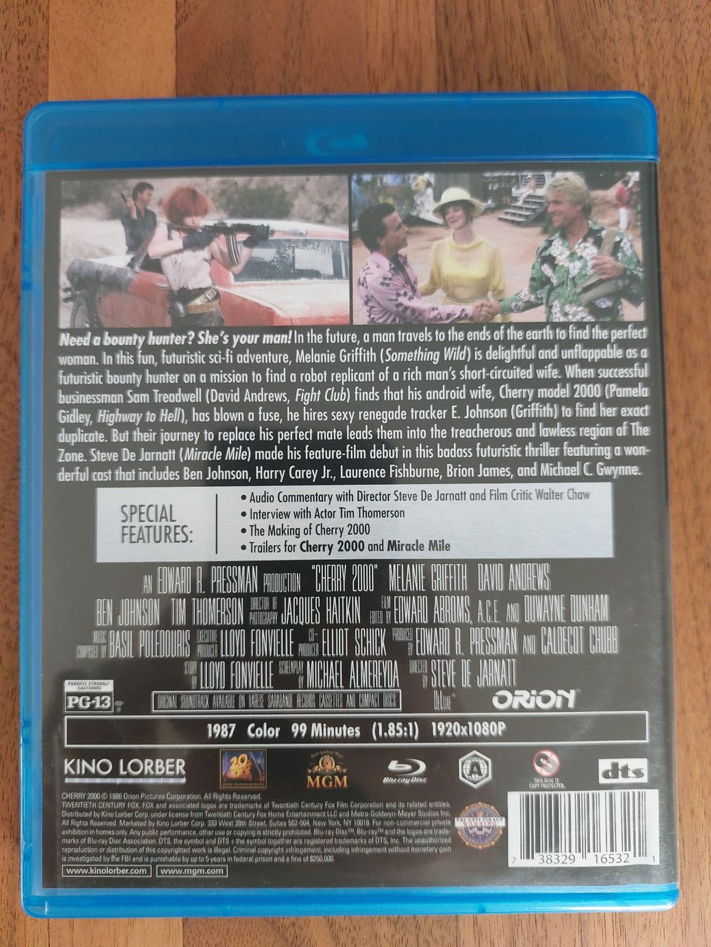 Tutti i DVDs: Blu Ray - Cherry 2000 (1987) / US Code A – Usato da Rheinfelden venduto da FilmAuktion 1