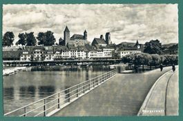 Rapperswil, Schloss und Hotels,1953, gelaufen