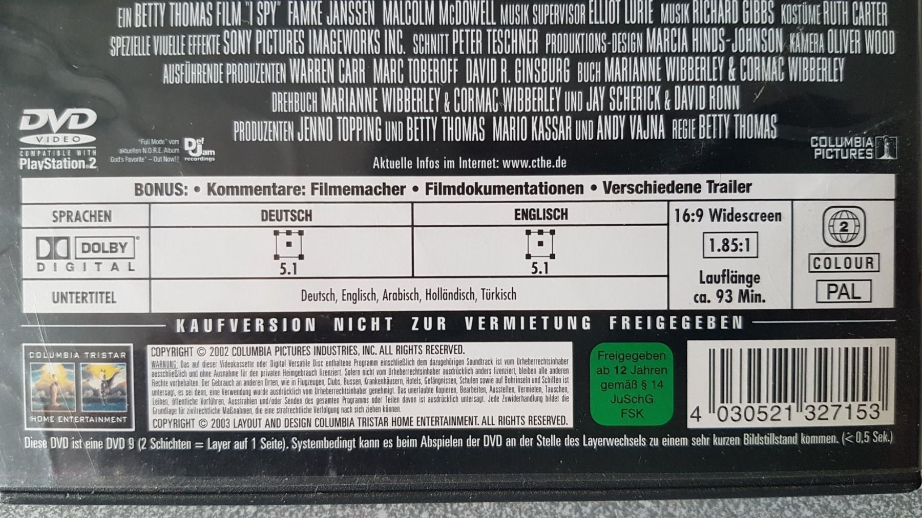 Tous les DVDs: DVD I-Spy / Eddie Murphy – D'occasion à Oetwil am See par fineli2 1
