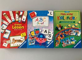 Drei Lernspiele für Kinder von 4 -8 Jahren